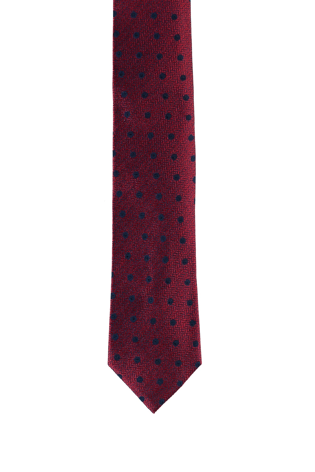 Açık Kırmızı Desenli Kravat