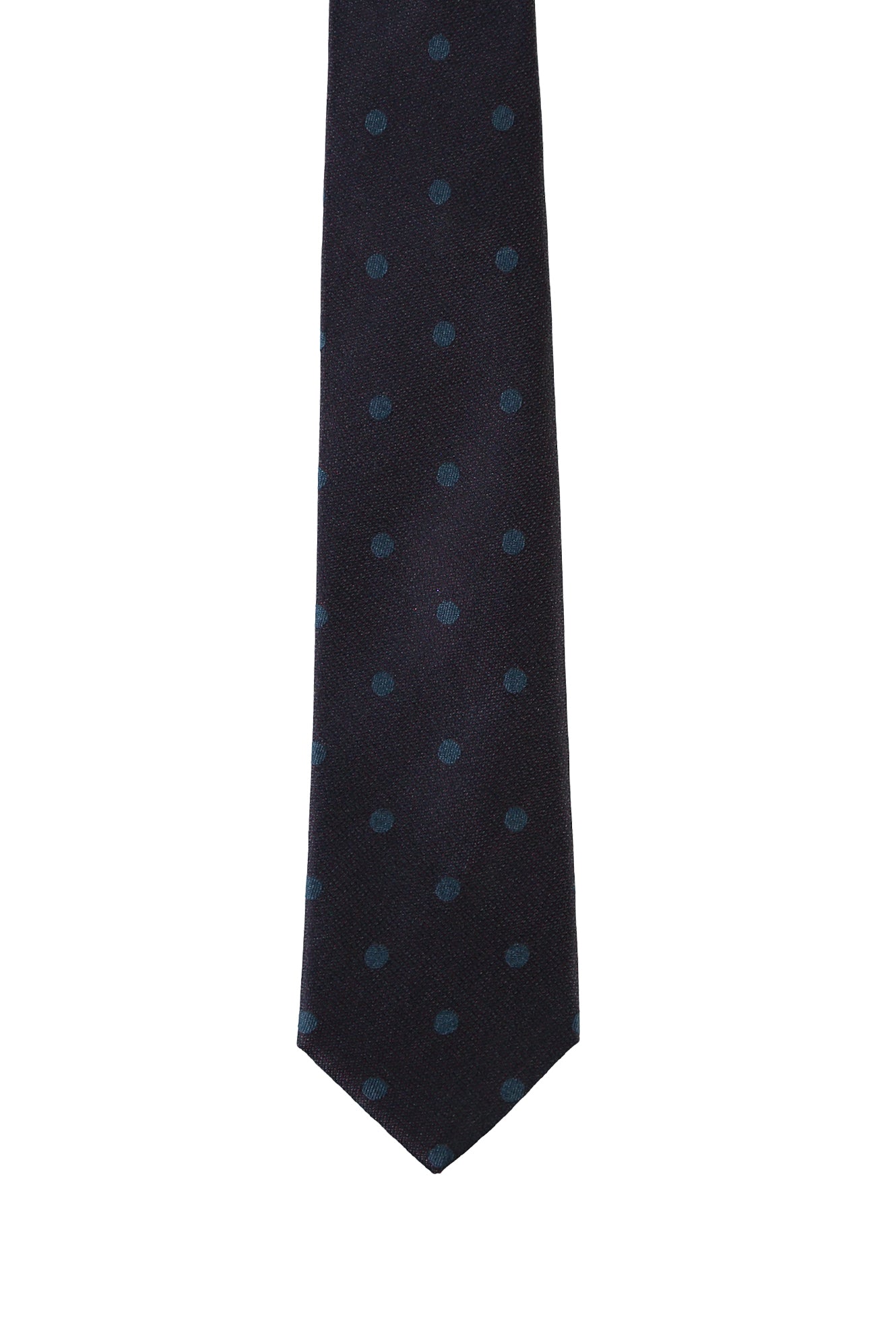 Koyu Mor Desenli Kravat