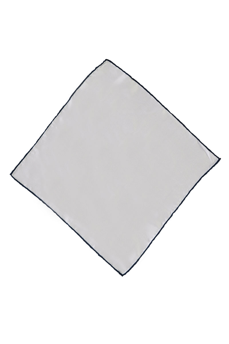 Beyaz-Lacivert İtalyan Mendil