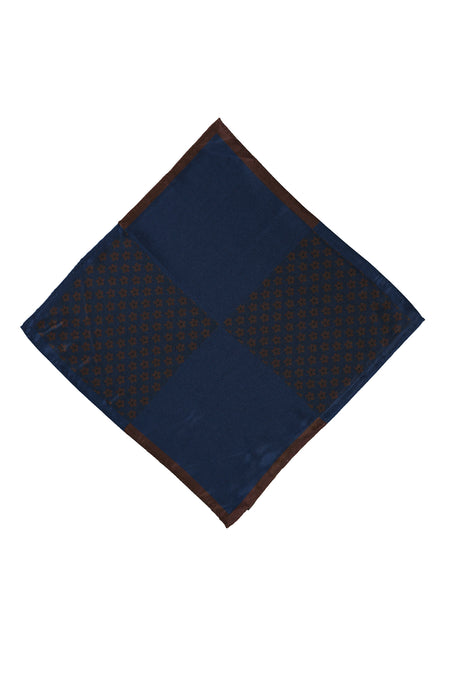 Orta Kahve Desenli Mendil