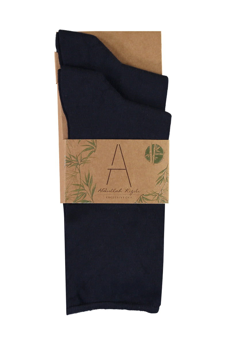 Açık Lacivert 2'li Bambu Çorap Seti
