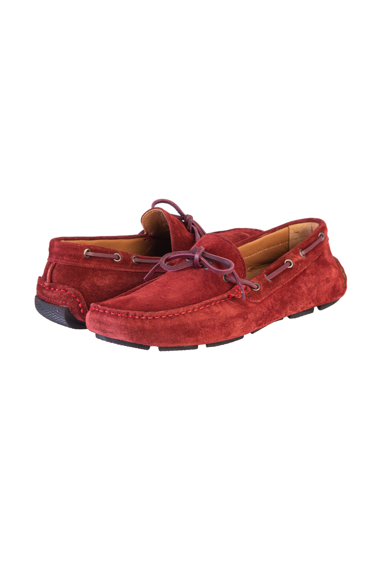 Koyu Bordo Süet Casual Loafer Ayakkabı