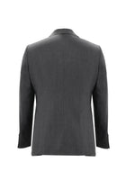 Açık Antrasit Slim Fit Dar Kesim Yünlü Klasik Takım Elbise