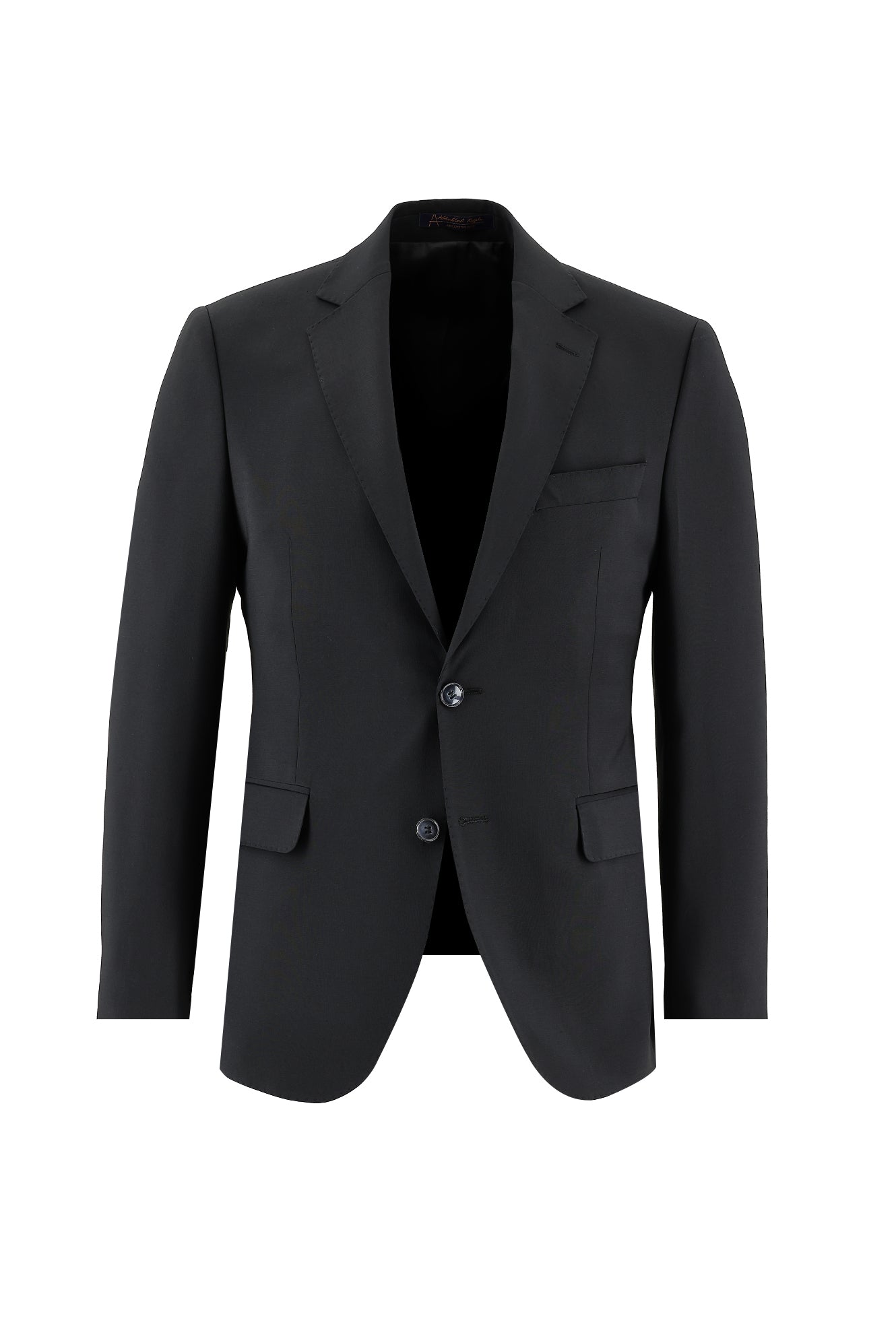 Siyah 7 Drop Slim Fit Dar Kesim Yünlü Tak?m Elbise-Abdullah Ki??l?
