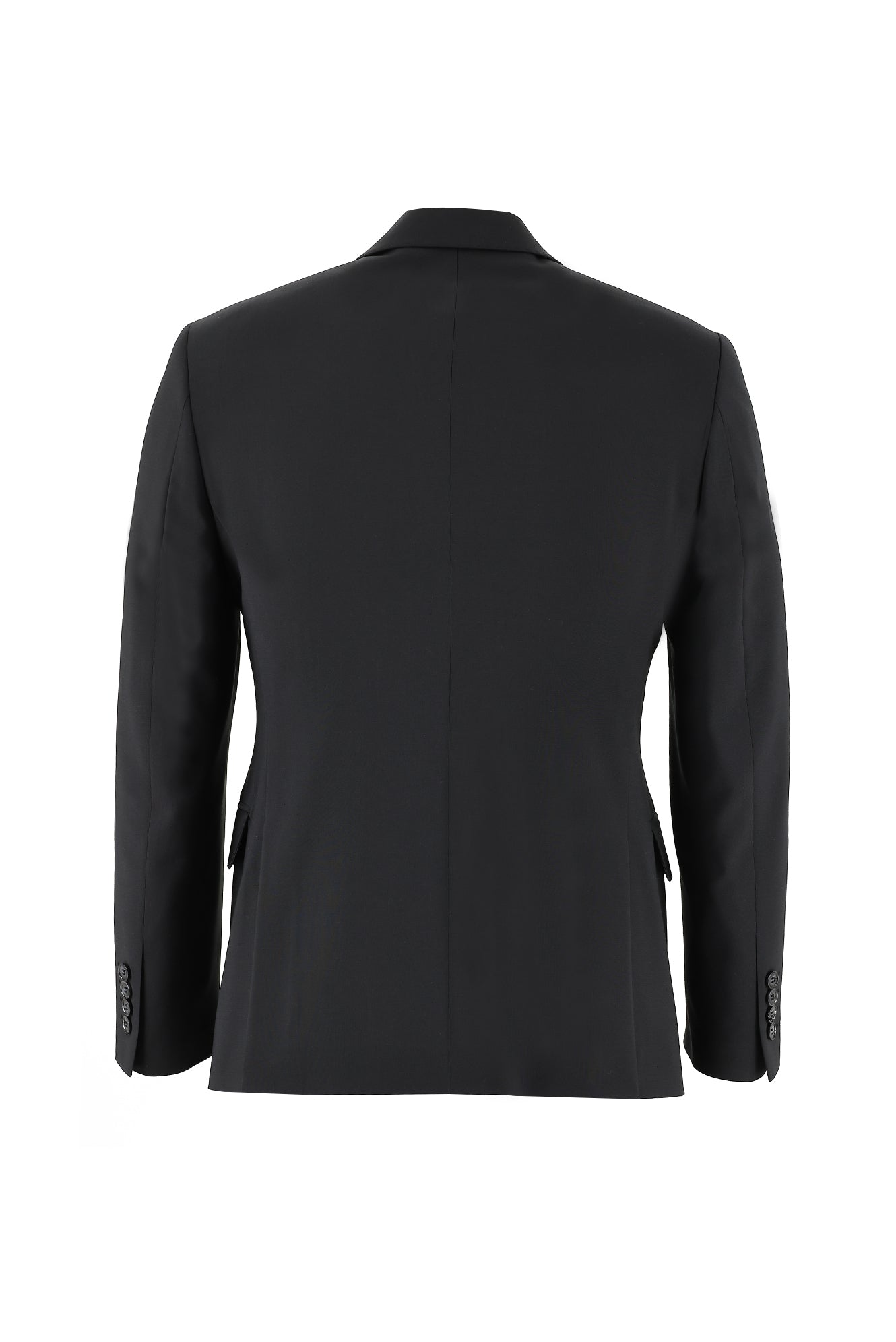 Siyah 7 Drop Slim Fit Dar Kesim Yünlü Tak?m Elbise-Abdullah Ki??l?