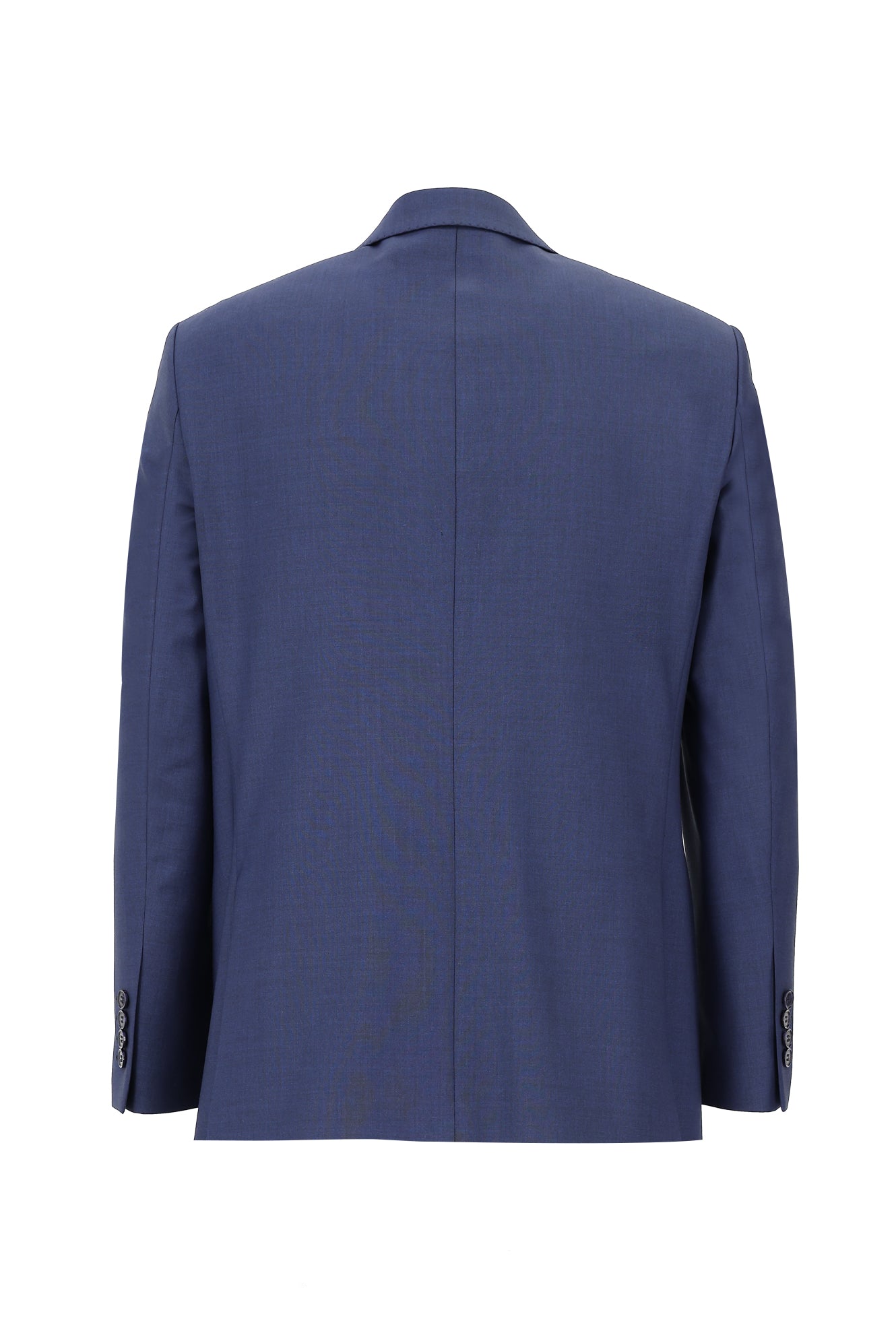 Orta Lacivert Regular Fit Yünlü Klasik Takım Elbise