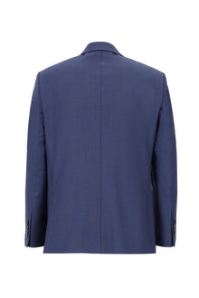 Orta Lacivert Regular Fit Yünlü Klasik Takım Elbise