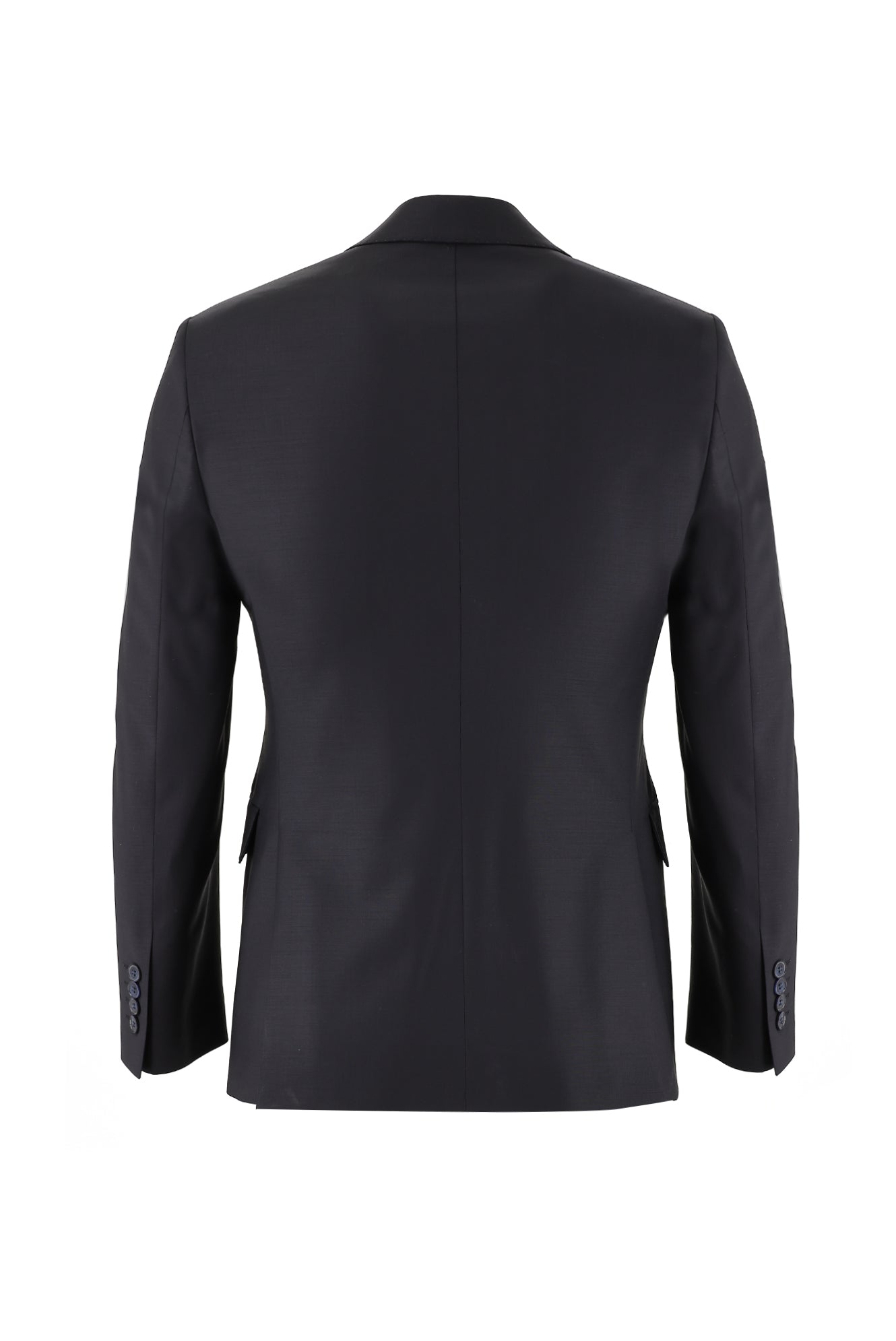 Orta Lacivert 7 Drop Slim Fit Dar Kesim Yünlü Tak?m Elbise-Abdullah Ki??l?