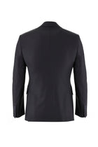 Orta Lacivert 7 Drop Slim Fit Dar Kesim Yünlü Tak?m Elbise-Abdullah Ki??l?