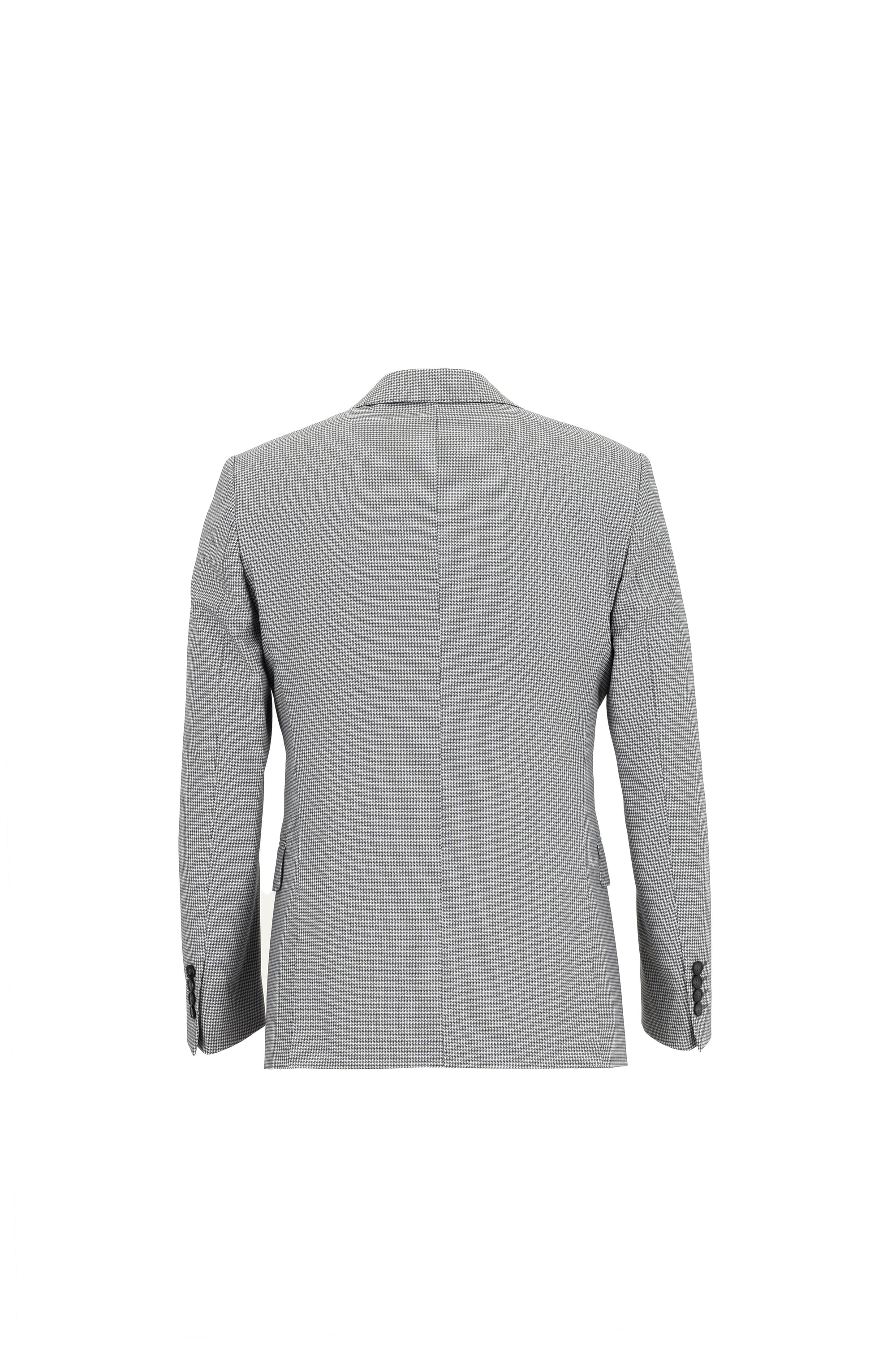 Siyah Regular Fit Kombinli Desenli Takım Elbise