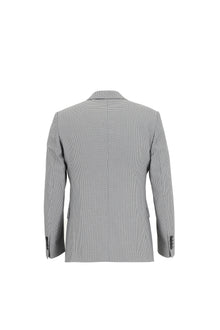 Siyah Regular Fit Kombinli Desenli Takım Elbise