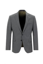 Orta Gri 4 Drop Relaxed Fit Rahat Kesim Tak?m Elbise-Abdullah Ki??l?