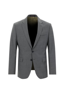 Orta Gri Relaxed Fit Rahat Kesim Klasik Takım Elbise