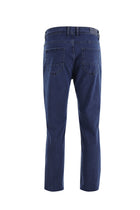 Orta Lacivert Relaxed Fit Rahat Kesim Likral? Denim Pantolon-Abdullah Ki??l?