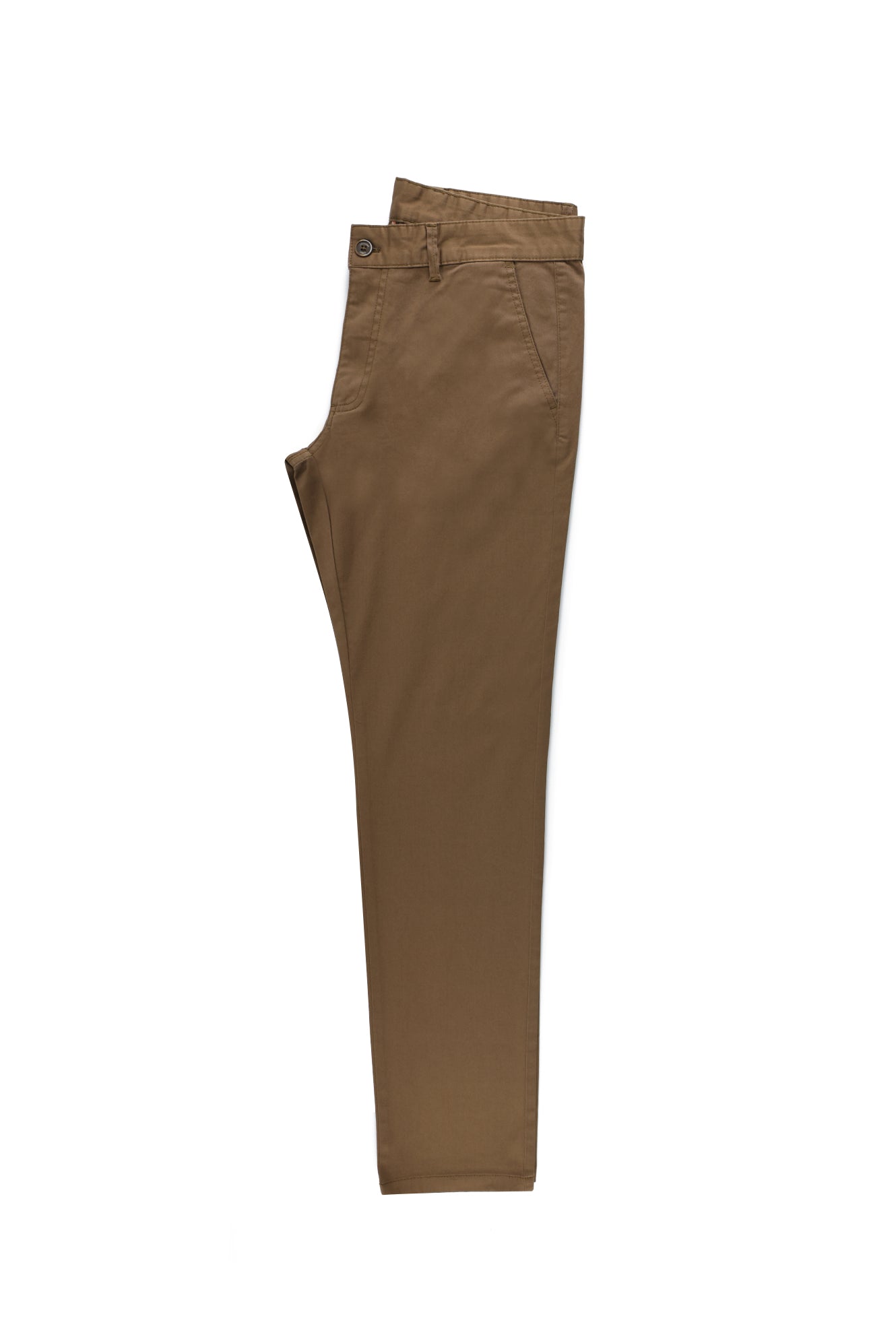 Taba Slim Fit Dar Kesim Likralı Kanvas / Chino Pantolon