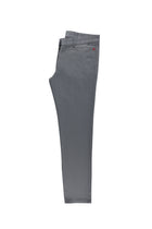 Orta Antrasit Slim Fit Dar Kesim Likralı Kanvas / Chino Pantolon
