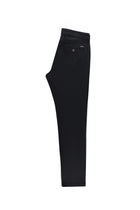 Siyah Regular Fit Likralı Kanvas / Chino Pantolon