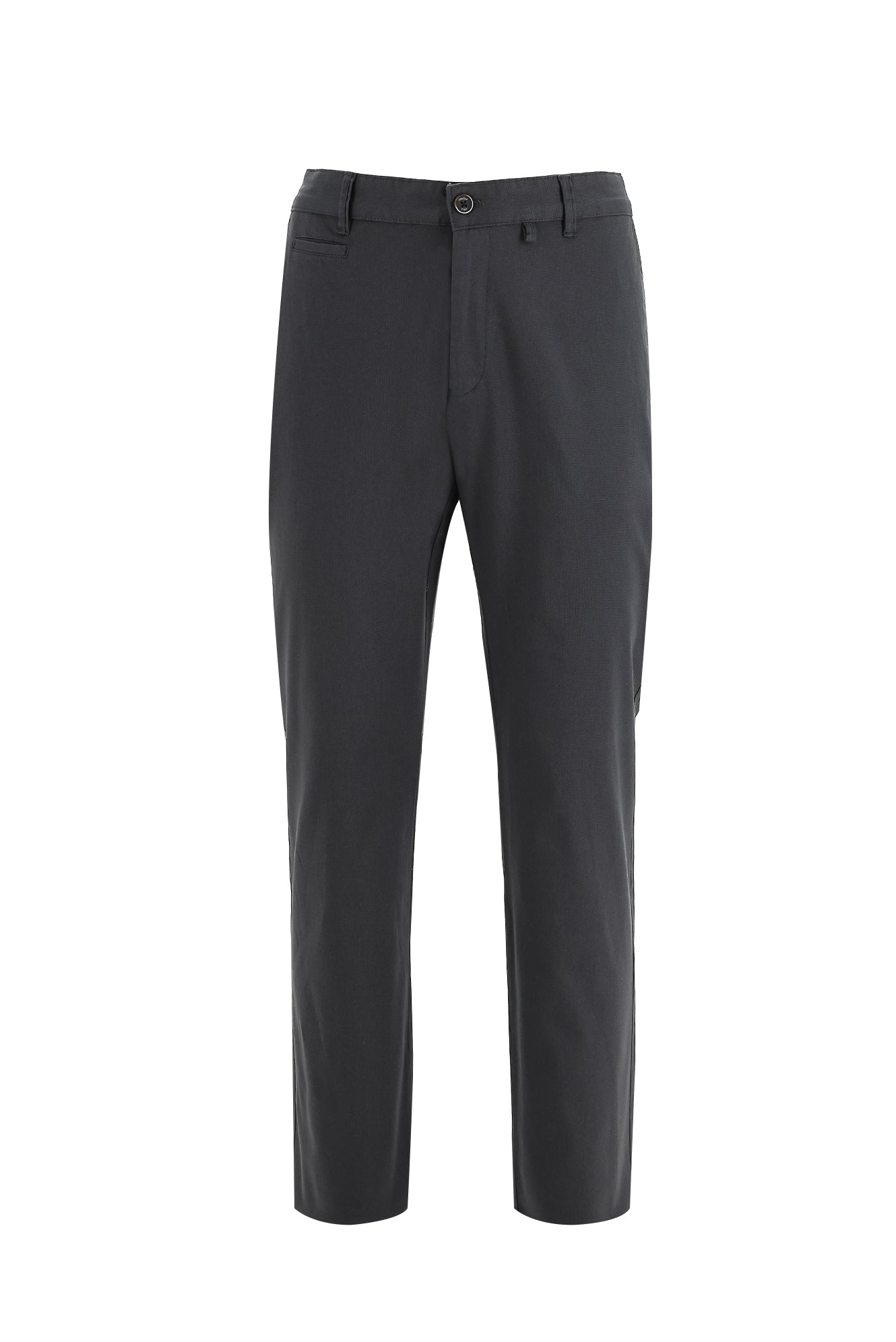 Koyu Füme Relaxed Fit Rahat Kesim Pamuk Kanvas / Chino Pantolon