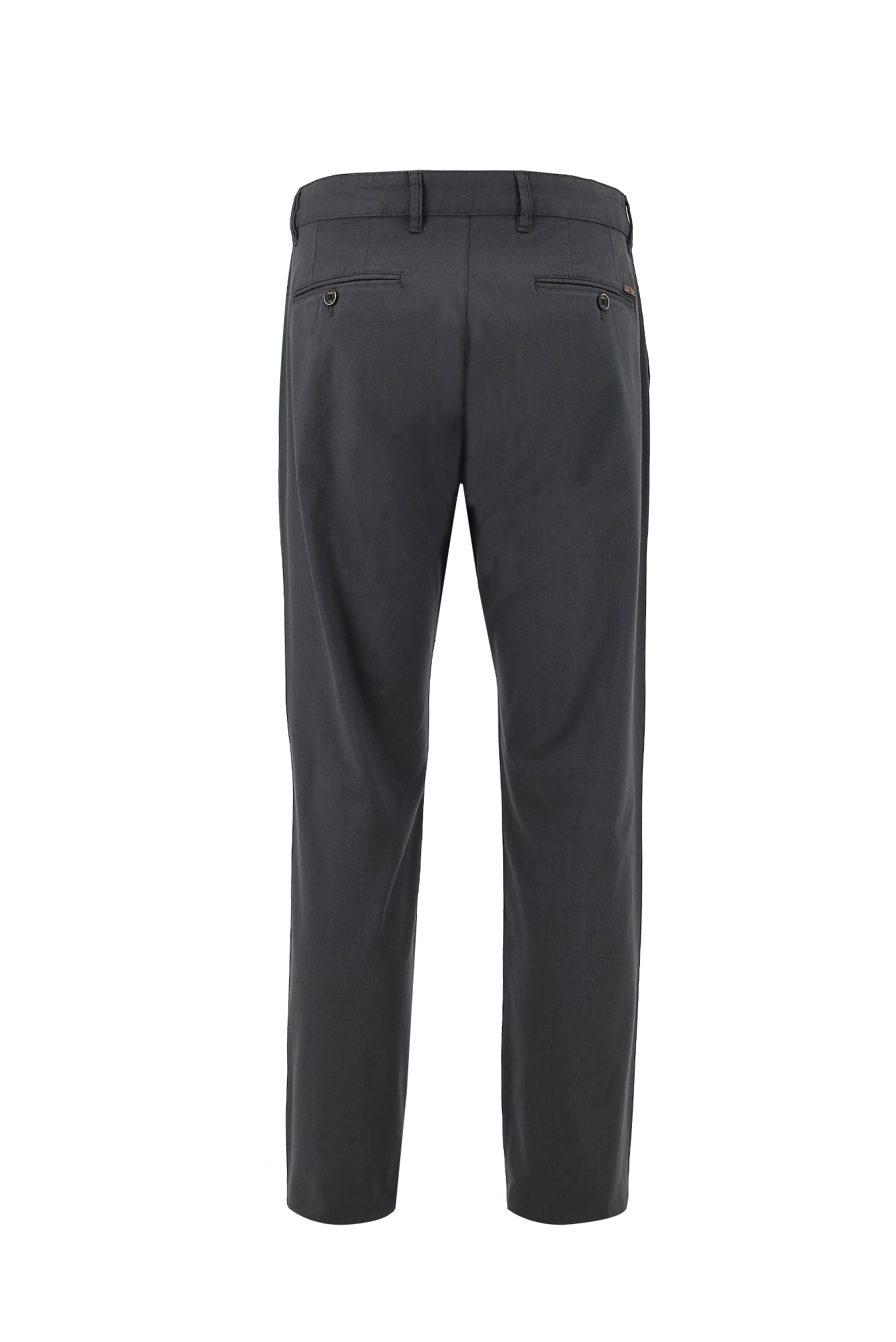 Koyu Füme Relaxed Fit Rahat Kesim Pamuk Kanvas / Chino Pantolon