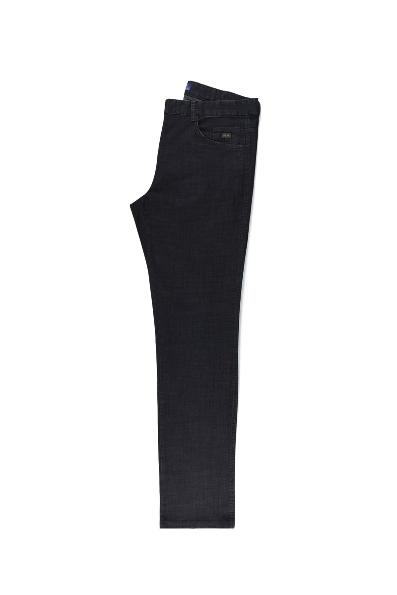 Siyah Relaxed Fit Rahat Kesim Kanvas / Chino Pantolon