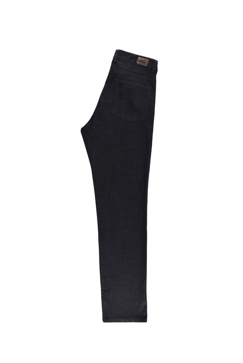 Siyah Relaxed Fit Rahat Kesim Kanvas / Chino Pantolon