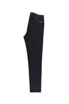 Siyah Regular Fit Beli Lastikli İpli Pamuklu Pantolon