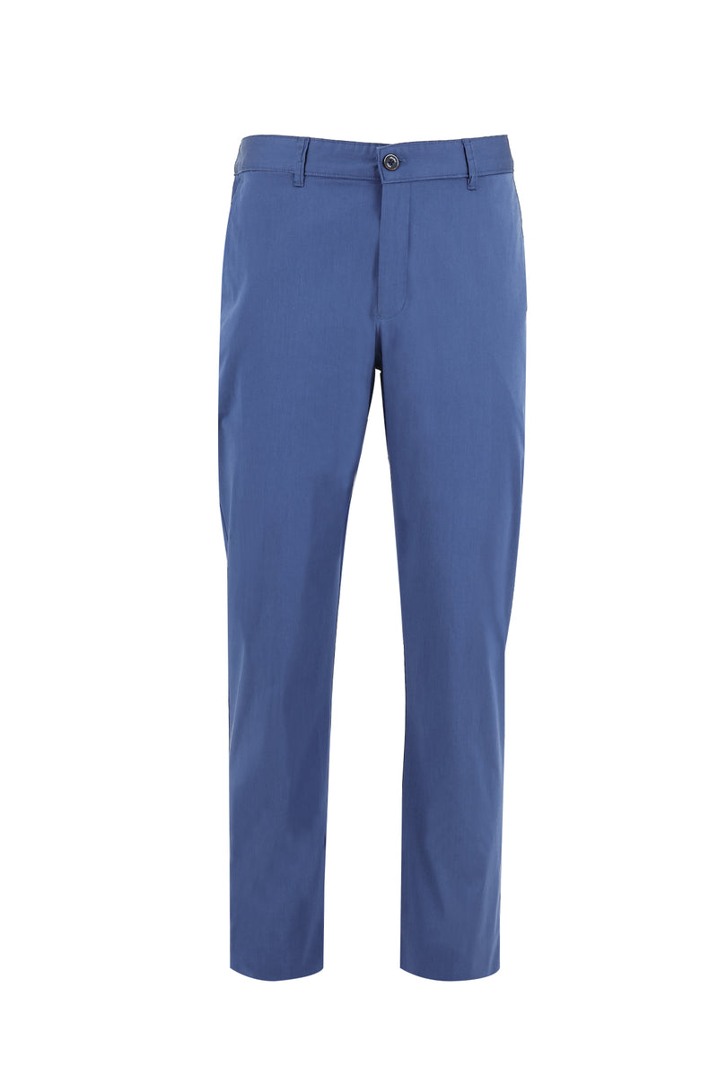 Koyu Mavi  Relax Fit Rahat Kesim Likralı Kanvas / Chino Pantolon