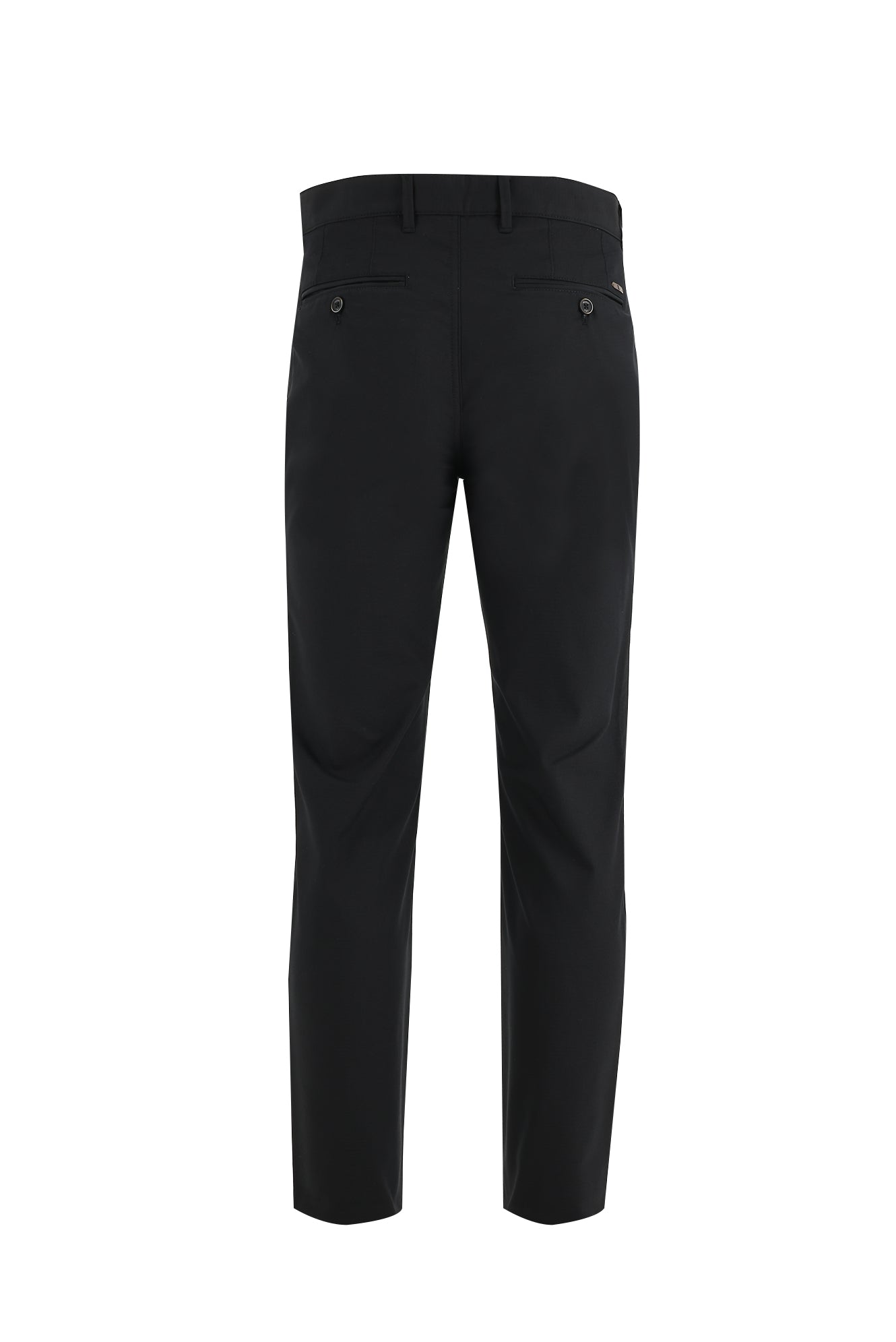 Siyah Relax Fit Rahat Kesim Likralı Kanvas / Chino Pantolon