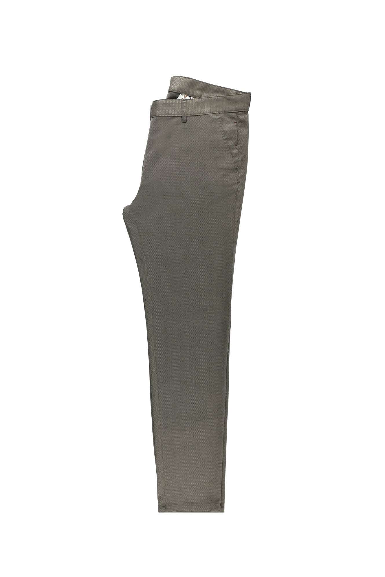 Çağla Yeşili Relax Fit Rahat Kesim Likralı Kanvas / Chino Pantolon