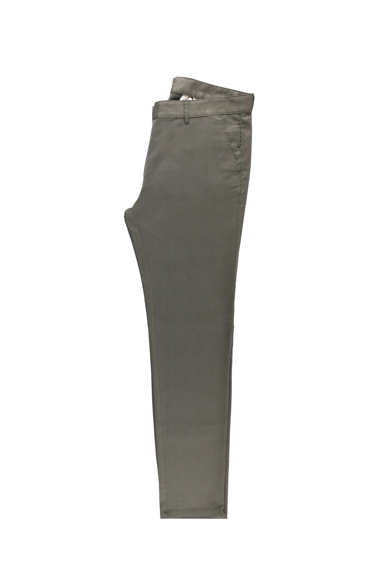 Çağla Yeşili Relax Fit Rahat Kesim Likralı Kanvas / Chino Pantolon