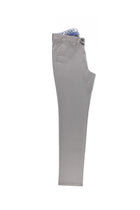 Açık Gri Regular Fit Likralı Kanvas / Chino Pantolon