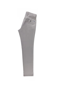 Açık Gri Regular Fit Likralı Kanvas / Chino Pantolon