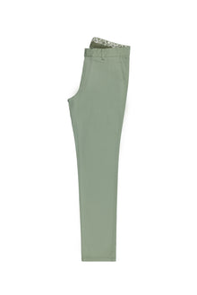 Çağla Yeşili Regular Fit Likralı Kanvas / Chino Pantolon