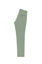 Çağla Yeşili Regular Fit Likralı Kanvas / Chino Pantolon