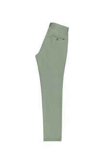 Çağla Yeşili Regular Fit Likralı Kanvas / Chino Pantolon