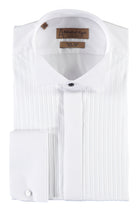 Beyaz Ata Yaka Slim Fit Dar Kesim Pamuk Gömlek