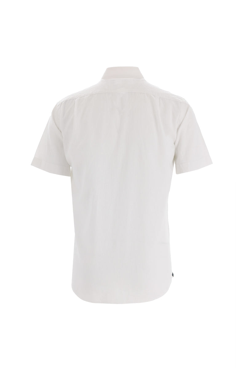 Beyaz Kısa Kol Klasik Gömlek
