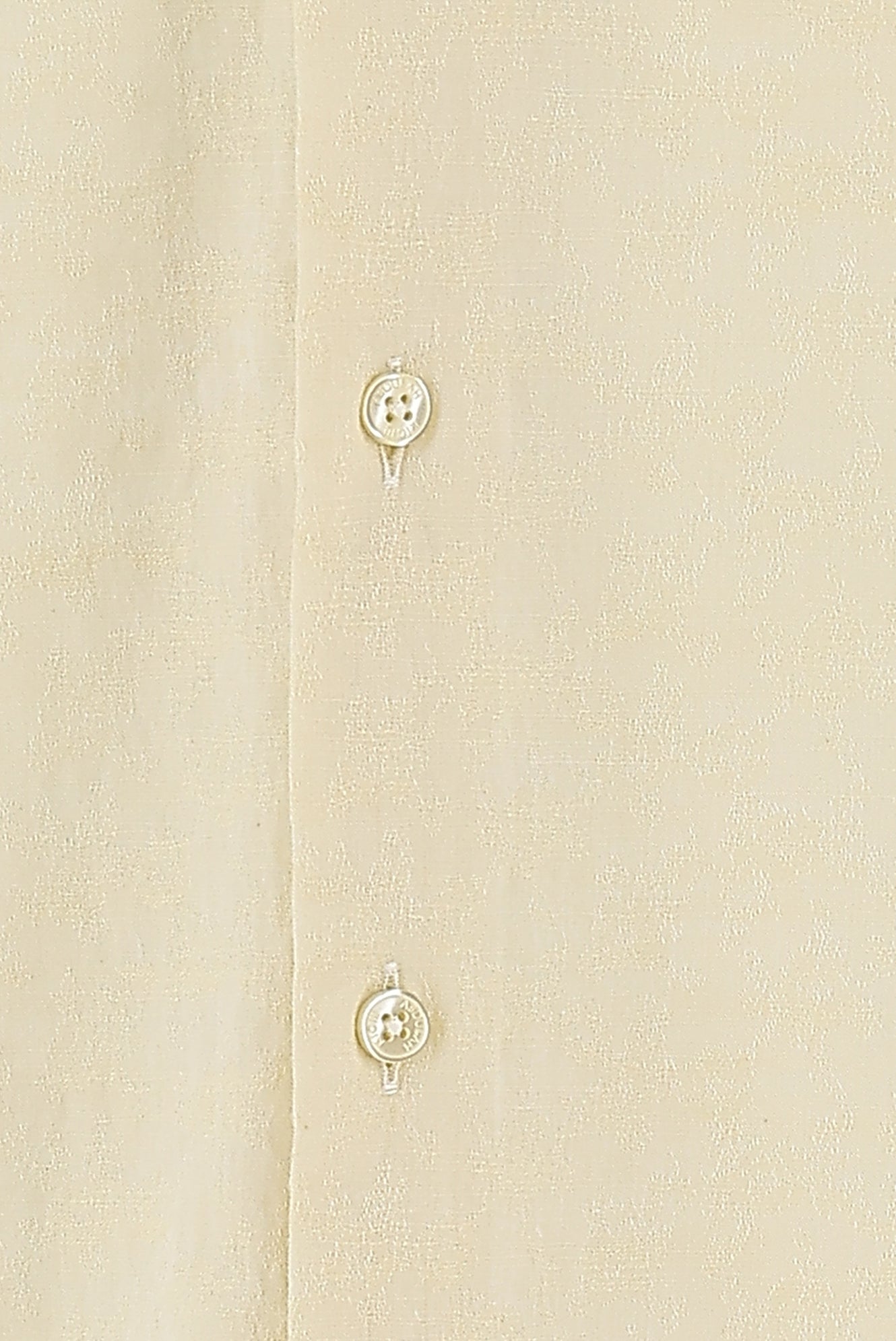 Açık Sarı Uzun Kol Slim Fit Dar Kesim Pamuk Gömlek