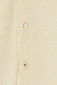 Açık Sarı Uzun Kol Slim Fit Dar Kesim Pamuk Gömlek