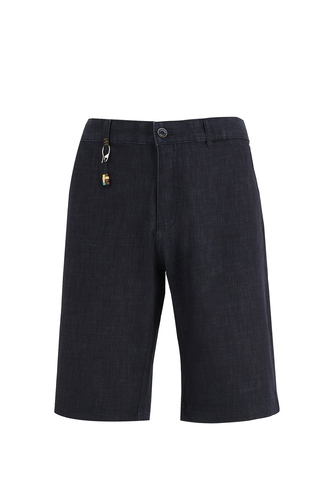 Orta Lacivert Relaxed Fit Rahat Kesim Bermuda Şort