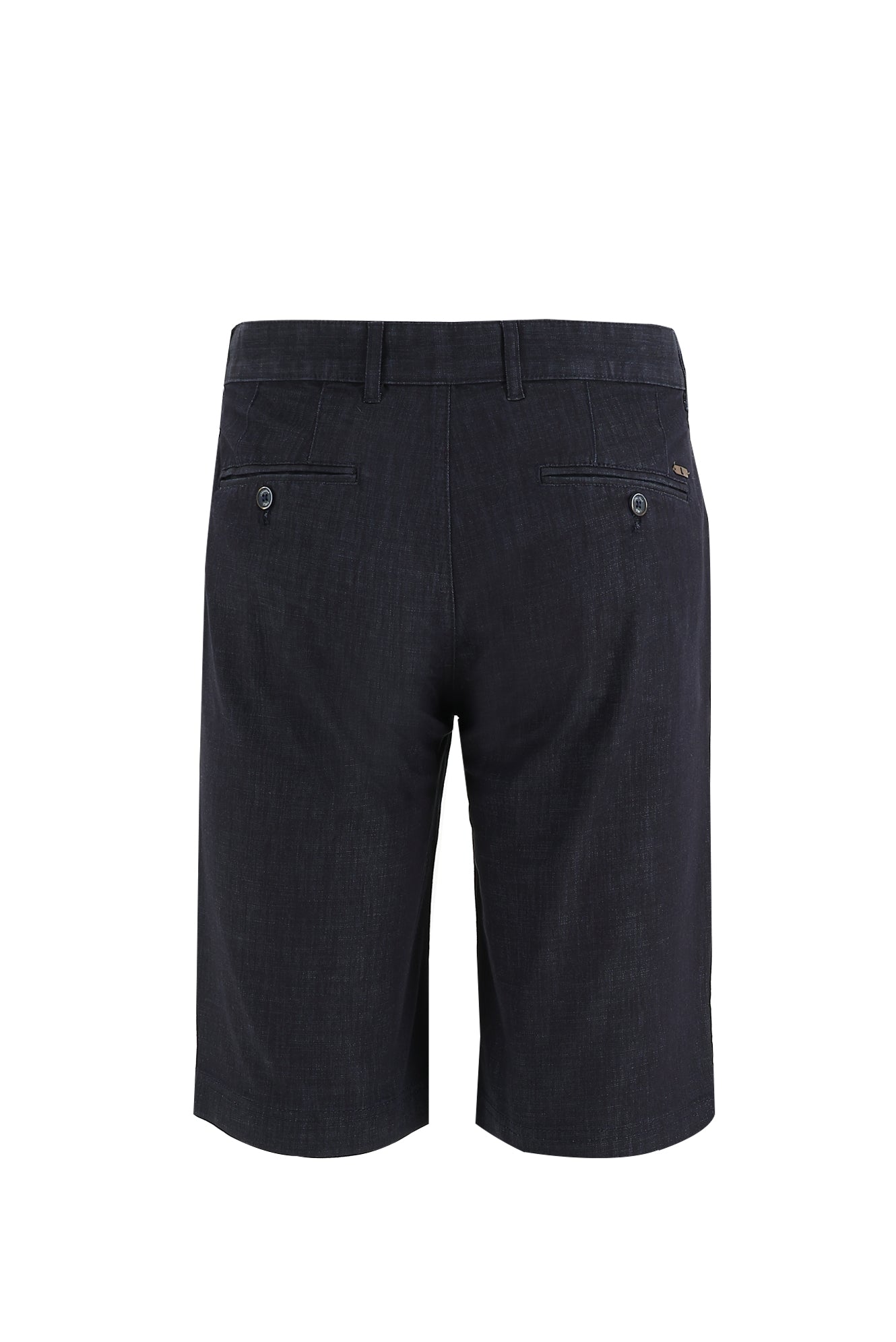 Orta Lacivert Relaxed Fit Rahat Kesim Bermuda Şort