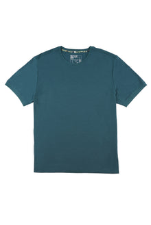 Zümrüt Yeşili Büyük Beden Bisiklet Yaka T-shirt