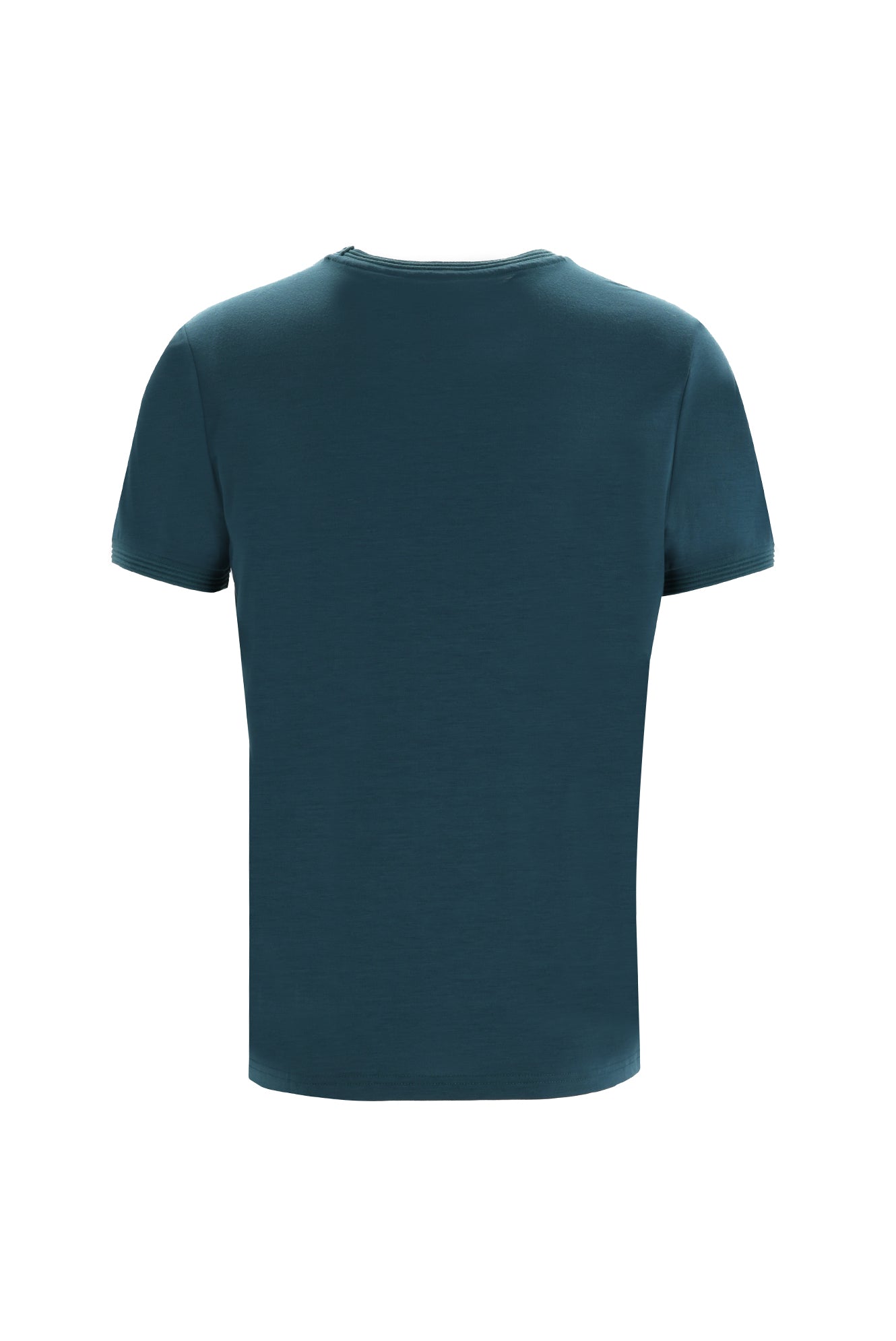 Zümrüt Yeşili Bisiklet Yaka Slim Fit Dar Kesim T-shirt