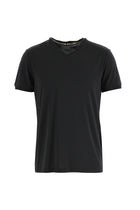 Siyah V Yaka Slim Fit Dar Kesim T-shirt