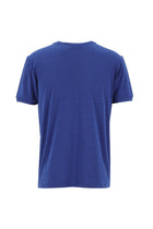 Saks Mavi V Yaka Slim Fit Dar Kesim T-shirt