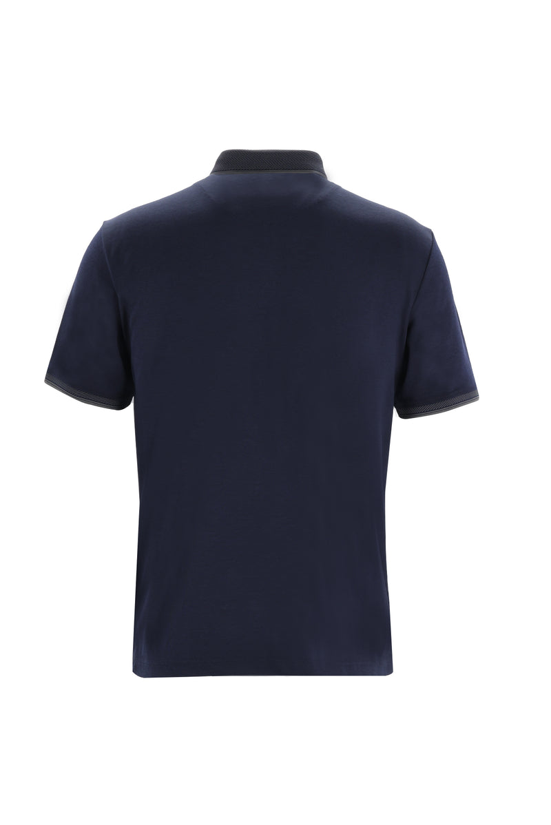Koyu Lacivert Polo Yaka Regular Fit T-shirt