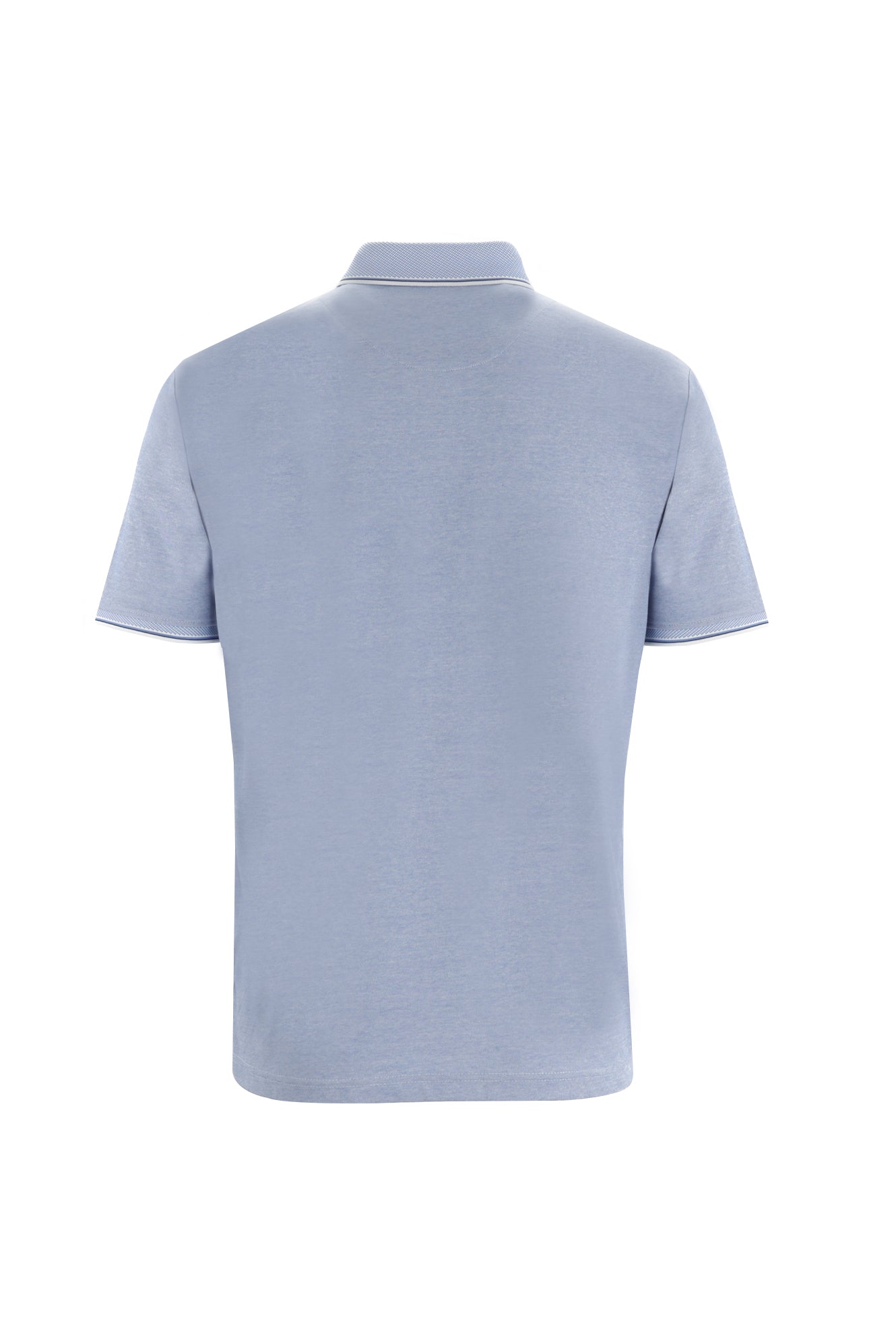Açık Mavi Polo Yaka Regular Fit T-shirt