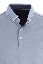 Açık Mavi Polo Yaka Regular Fit T-shirt