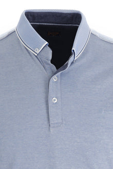 Açık Mavi Polo Yaka Regular Fit T-shirt