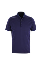 Saks Mavi Polo Yaka Regular Fit T-shirt